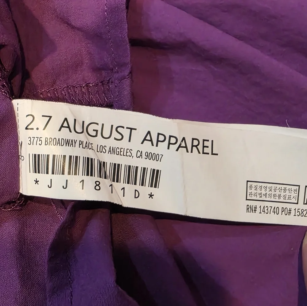 ENGLISH FACTORY TIERED‎ PUFF SLEEVE DRESS PURPLE M - Picture 9 of 15